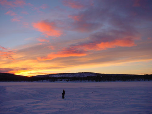 Midday in the Arctic Circle