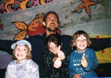Neil with kids