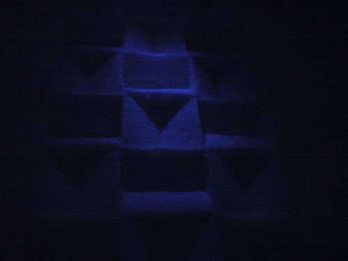 Blue mirror