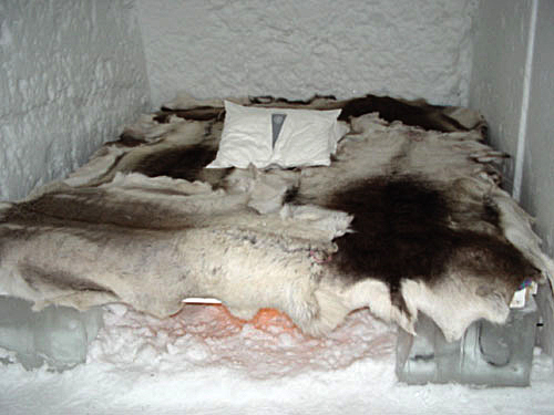 Room at the Ice Hotel