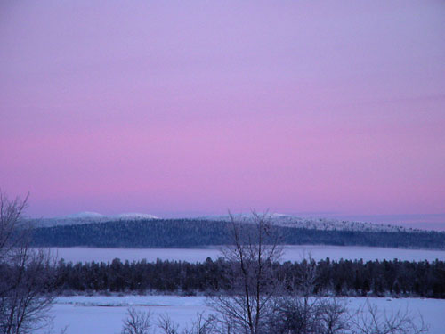 pink and blue perspective